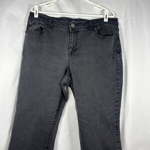 Style‎ & Co. SZ 16 Jeans Curvy Slim Leg Black